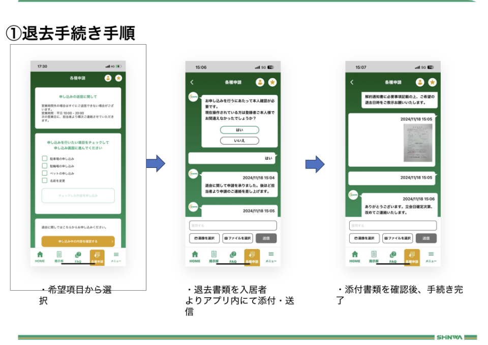 入居者専用アプリ【SHINWA LINK】イメージ画像2